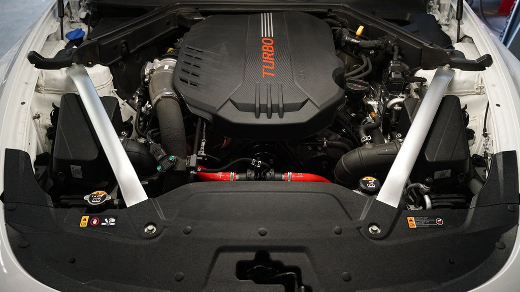 HPS Silicone Breather BOV Hose Kit 2018-2022 Kia Stinger 3.3T V6 Twin Turbo, 57-2045