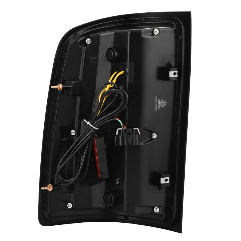AlphaRex 07-13 GMC Sierra 1500/07-14 2500/3500HD (No Classic/Dually) Luxx-Series LED Tail Lights Blk 630060