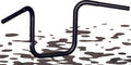 Burly Brand Ape Hanger Handlebar 12in - Black B12-1700TFB
