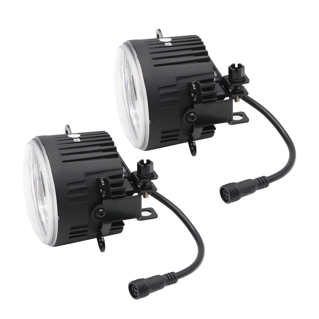 JDMuscle [15-21 WRX or STI, 13+ BRZ or FT86, 14+ Forester] LED / Halo DRL Fog Light Housings