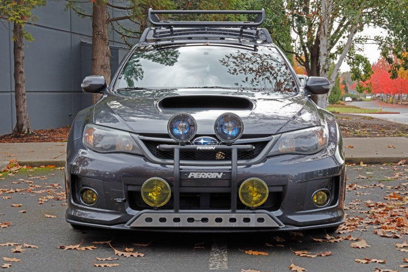 PERRIN [08-14 WRX/STI] Tow Hook Kit Front Flat - Black | PSP-BDY-231BK