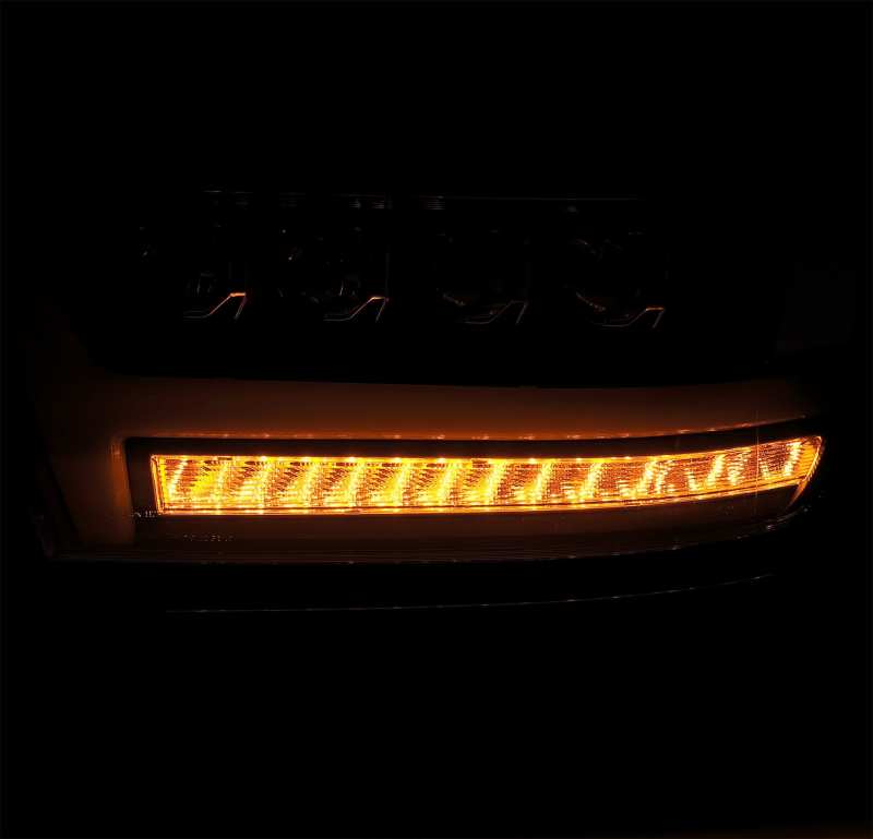 AlphaRex 19-20 Ram 1500HD NOVA LED Proj Headlights Plank Style Chrome w/Activ Light/Seq Signal/DRL 880517