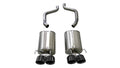 Corsa Performance 05-08 Chevrolet Corvette (C6) 6.0L/6.2L Black Xtreme Axle-Back Exhaust
