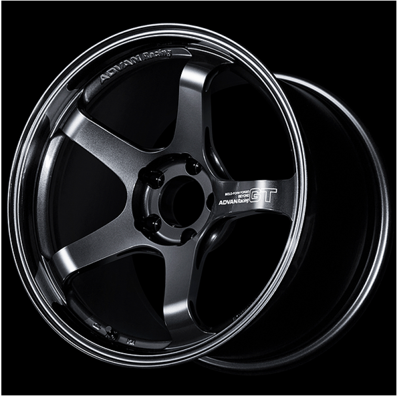 Advan RZII 17x8 +54 5-114.3 Racing Hyper Black & Ring Wheel YAZ7G54EHB