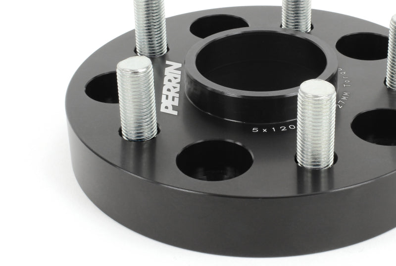 PERRIN Wheel Spacer Set 5x120 27mm Pair Honda Civic Type R 2017+ | PHP-WHL-027BK