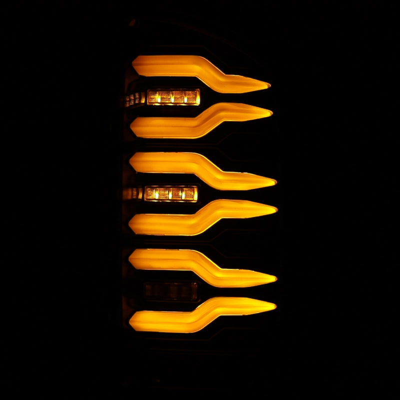 AlphaRex 07-08 Dodge Ram1500/07-09 Dodge Ram 2500+3500 Luxx-Series LED Tail Lights(Pair) Alpha Black 641050