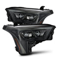 AlphaRex 22-23 Toyota Tundra LUXX-Series Headlights Alpha-Black w/Amber DRL - Req 810029 OR 810030 880873