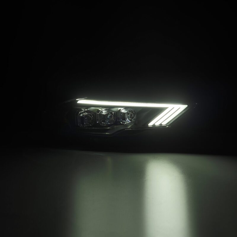 AlphaRex 18-22 Ford Mustang NOVA-Series LED Projector Headlights Black 880258