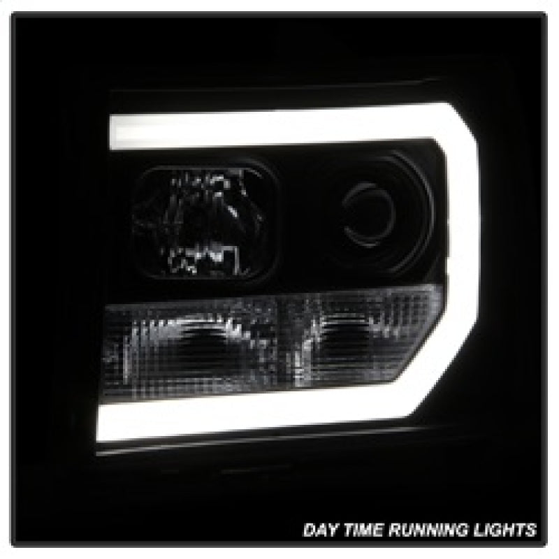 Spyder GMC Sierra 1500/2500/3500 07-13 V2 Projector Headlights- Black PRO-YD-GS07V2-LBDRL-BK 5083630