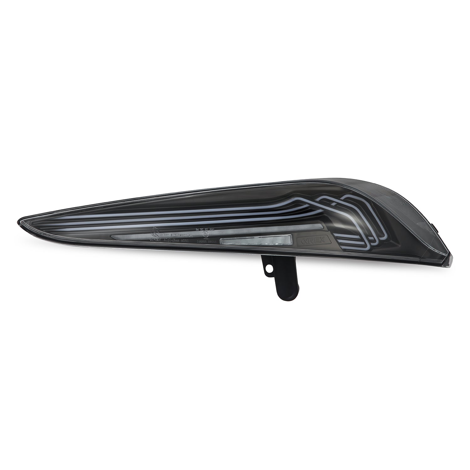 AlphaRex 20-24 Toyota Supra LUXX-Series Laser Style LED Tail Lights Black 609010