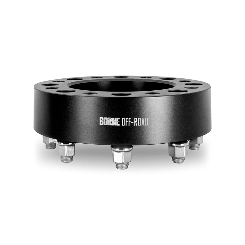 Borne Off-Road Wheel Spacers 8x180 124.1 50 M14 Black BNWS-009-500BK