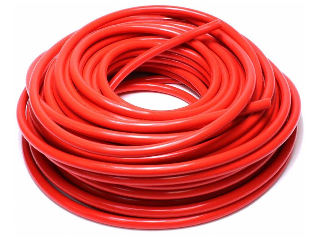 HPS High Temp 5/16" ID (8mm) Reinforced Silicone Heater Hose Red - 50 Feet