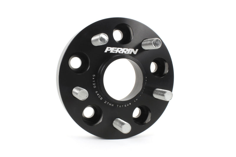 PERRIN Wheel Spacer Set 5x120 27mm Pair Honda Civic Type R 2017+ | PHP-WHL-027BK