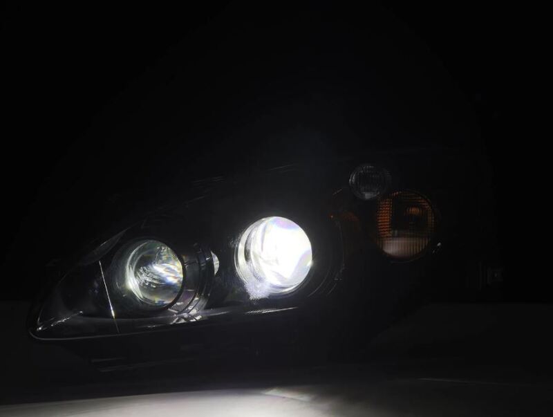 AlphaRex 99-09 Honda S2000 LUXX-Series Projector LED Headlights - Alpha-Black 880270