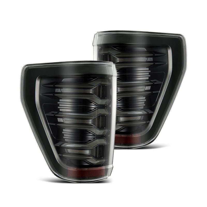 AlphaRex 21-22 Ford F150 LUXX LED Projector Tail Lights - Alpha-Black 653010