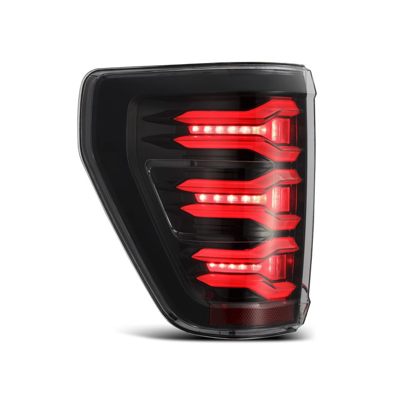 AlphaRex 21-22 Ford F150 LUXX LED Projector Tail Lights - Alpha-Black 653010