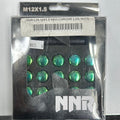 NNR neo chrome lugnuts 12x1.5 close end Nnr-ln-l351215nc