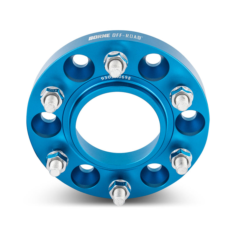 Borne Off-Road Wheel Spacers - 6x139.7 - 78.1 - 38.1mm - M14x1.5 - Blue BNWS-005-381BL