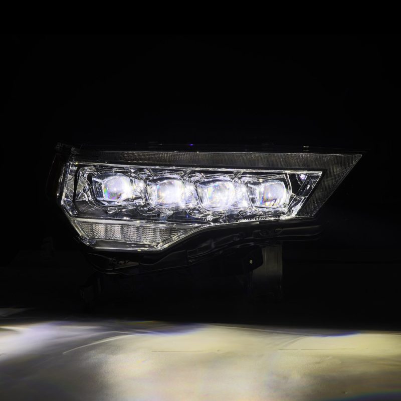 AlphaRex 14-22 Toyota 4Runner NOVA LED Proj Headlights Chrome w/ Activ Light/Seq Signal/DRL 880809