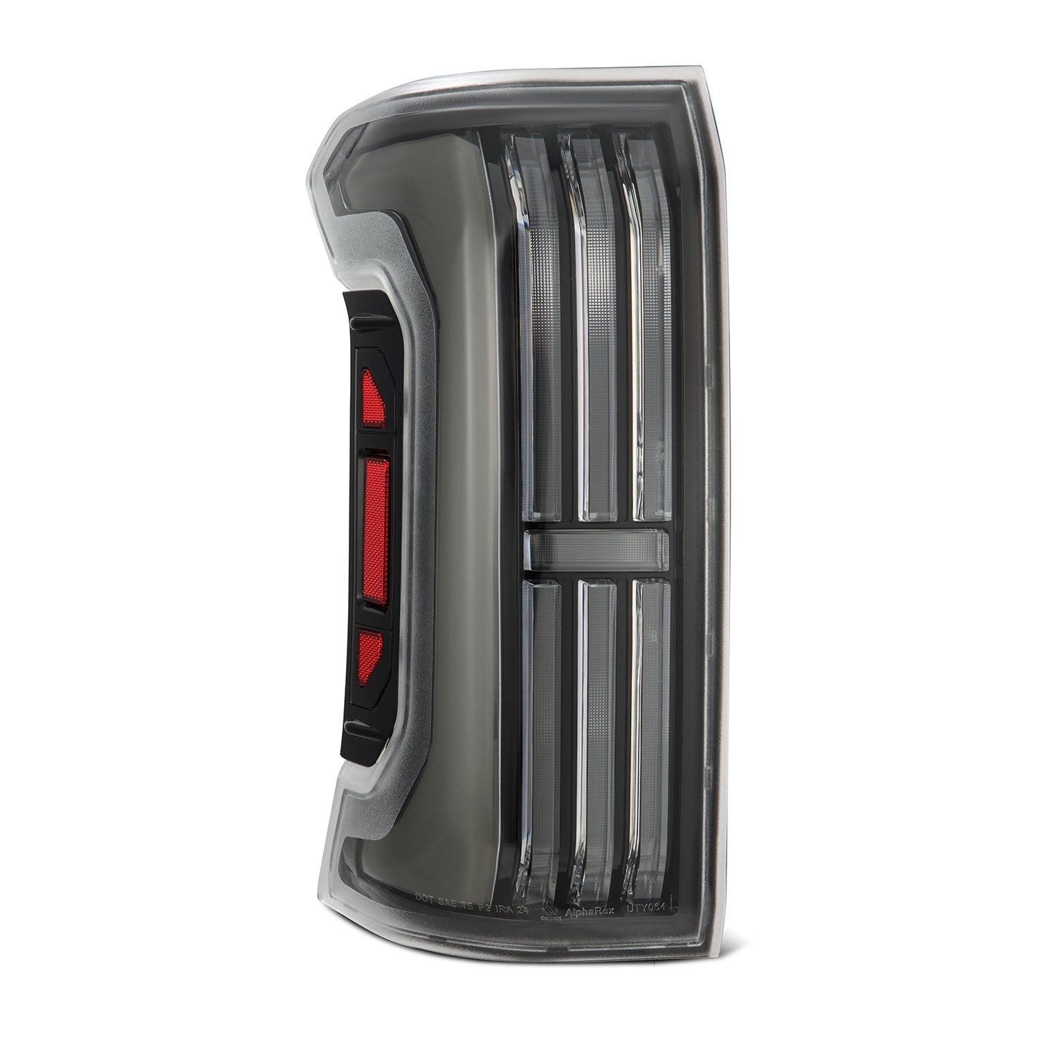 AlphaRex 24-25 Toyota Tacoma NOVA-Series LED Prismatic Tail Lights - Black 679020