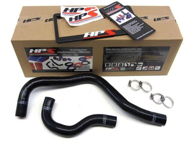 HPS Black Reinforced Silicone Radiator Hose Kit Coolant Acura 90-93 Integra B18 B20
