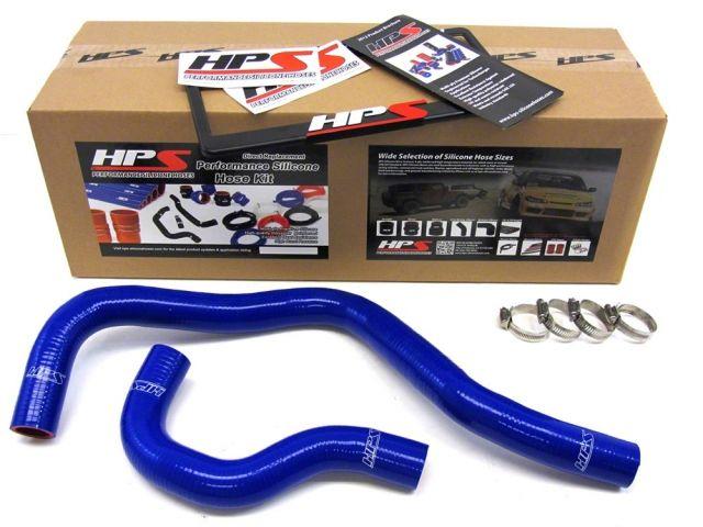 HPS Blue Reinforced Silicone Radiator Hose Kit Coolant Acura 90-93 Integra B18 B20