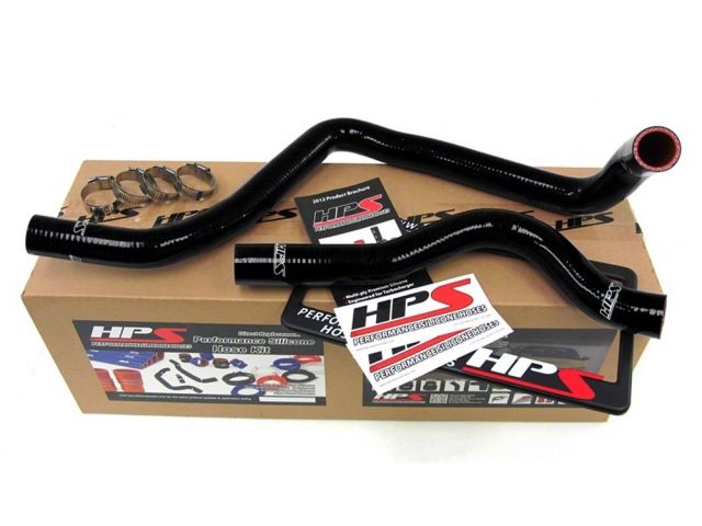 HPS Black Reinforced Silicone Radiator Hose Kit Coolant Acura 97-01 Integra Type-R