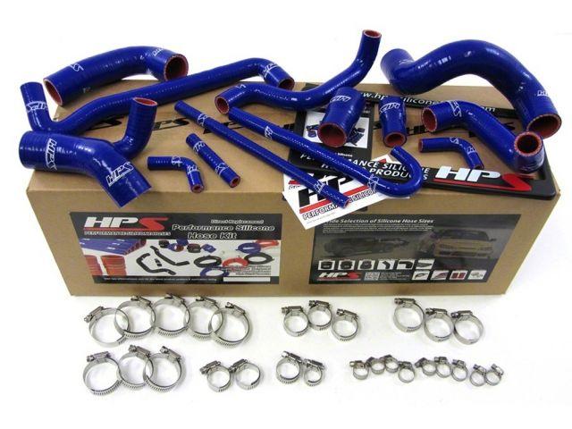 HPS Silicone Radiator Hose Blue 88-91 BMW E30 M3 Left Hand Drive