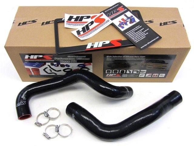 HPS Black Reinforced Silicone Radiator Hose Kit Coolant Ford 94-95 Mustang GT / Cobra