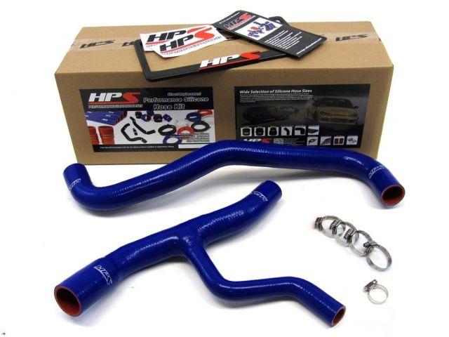 HPS Blue Reinforced Silicone Radiator Hose Kit Coolant Ford 02-04 Mustang GT