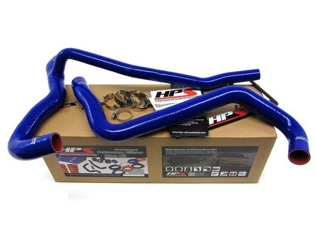 HPS Blue Reinforced Silicone Radiator Hose Kit Coolant Ford 07-10 Mustang GT V8