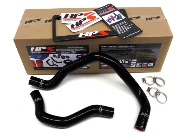 HPS Black Reinforced Silicone Radiator Hose Kit Coolant Honda 88-91 CRX w/ B16