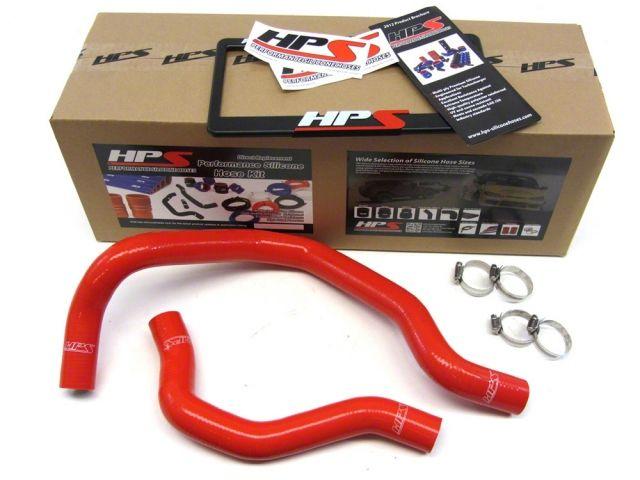 HPS Red Reinforced Silicone Radiator Hose Kit Coolant Honda 88-91 CRX w/ B16