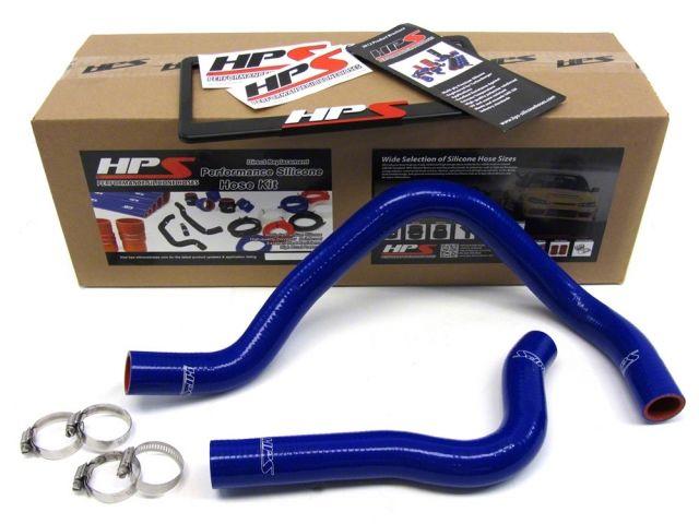 HPS Blue Reinforced Silicone Radiator Hose Kit Coolant Honda 93-97 Del Sol DOHC VTEC B16