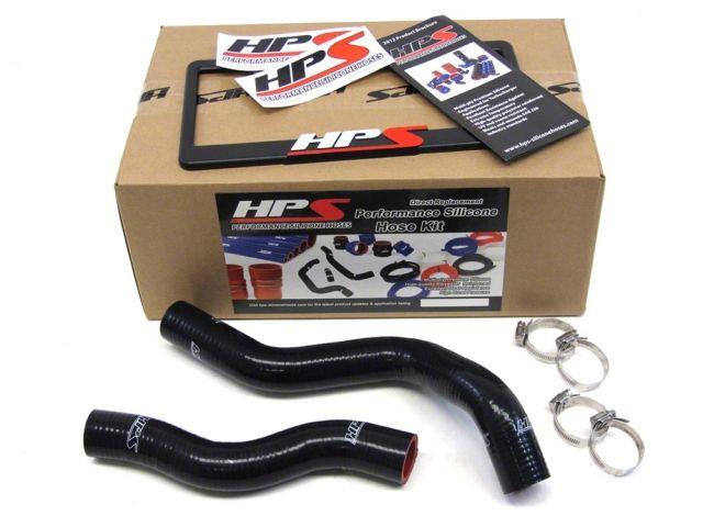 HPS Black Reinforced Silicone Radiator Hose Kit Coolant Honda 06-11 Civic Non Si R18A1 R16