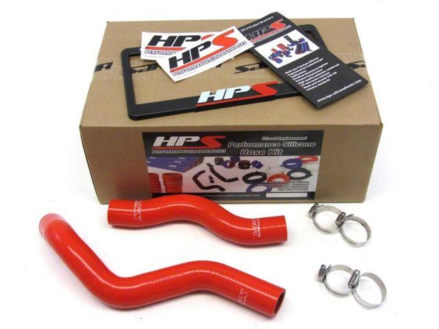 HPS Red Reinforced Silicone Radiator Hose Kit Coolant Honda 06-11 Civic Non Si R18A1 R16
