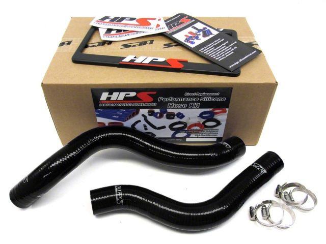 HPS Black Reinforced Silicone Radiator Hose Kit Coolant Mitsubishi 90-94 Eclipse 2.0L