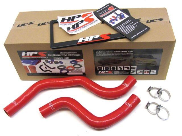 HPS Red Reinforced Silicone Radiator Hose Kit Coolant Mitsubishi Lancer EVO 7 8