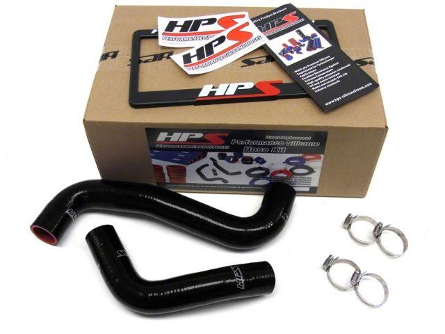 HPS Black Reinforced Silicone Radiator Hose Kit Coolant Subaru 08-17 WRX / STI
