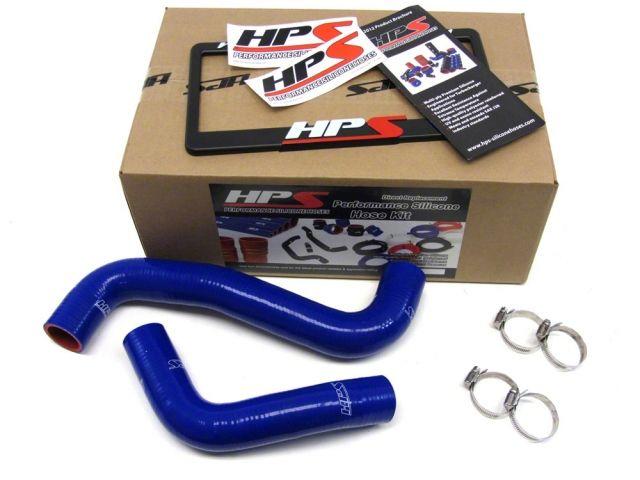 HPS Blue Reinforced Silicone Radiator Hose Kit Coolant Subaru 08-17 WRX / STI