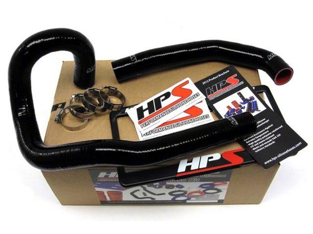 HPS Black Reinforced Silicone Radiator Hose Kit Coolant Toyota 86-92 Supra MK3 Turbo & NA 7MGE / 7MGTE