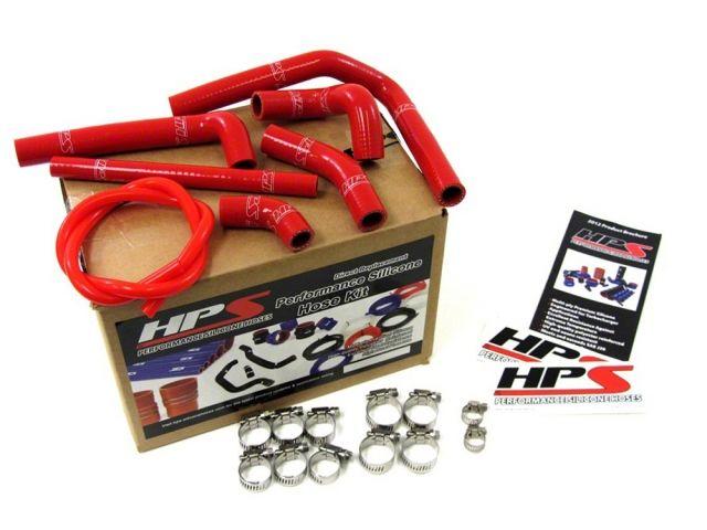 HPS Red Reinforced Silicone Radiator Hose Kit Coolant Honda 02-07 CR250R 2 Stroke