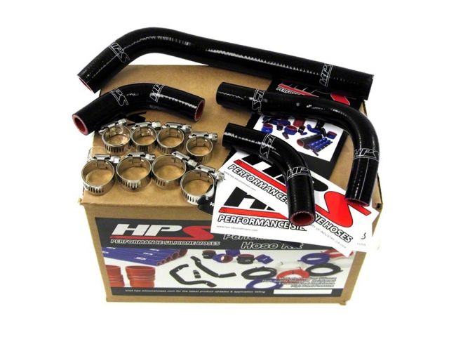 HPS Black Reinforced Silicone Radiator Hose Kit Coolant Honda 04-09 CRF250X