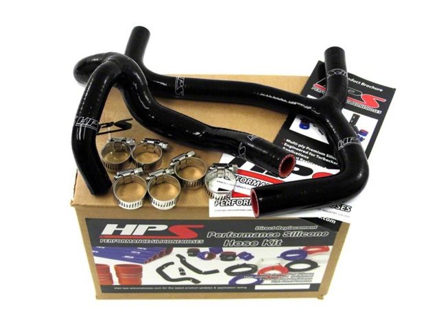 HPS Black Reinforced Silicone Radiator Hose Kit Coolant Honda 03-04 CRF450R