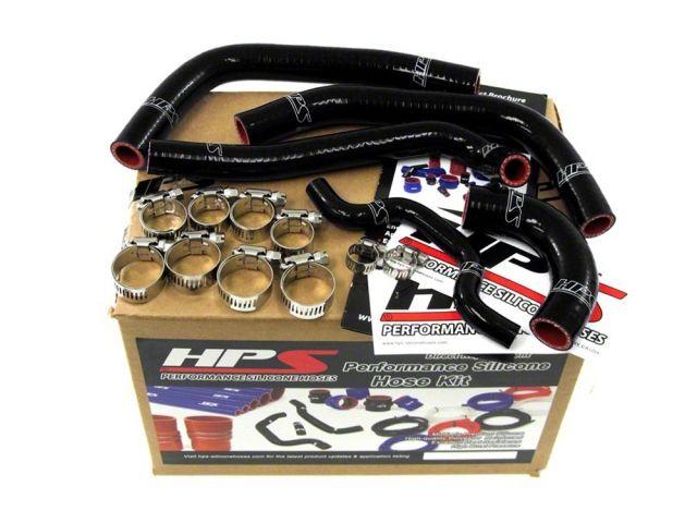 HPS Black Reinforced Silicone Radiator Hose Kit Coolant Kawasaki 09-10 KX250F