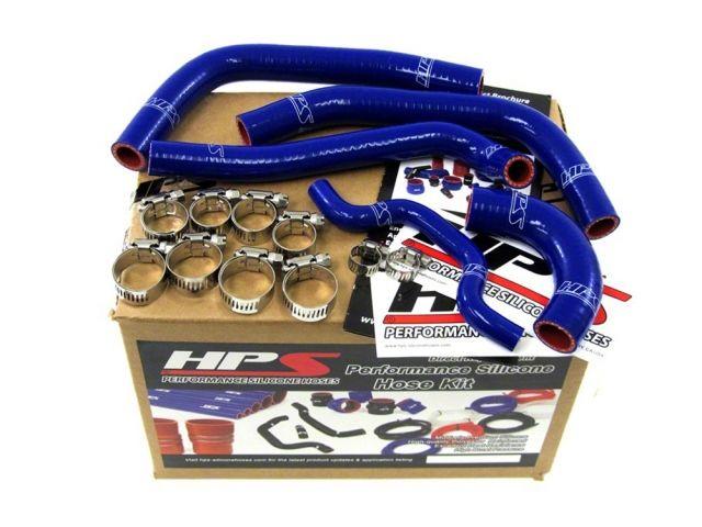 HPS Blue Reinforced Silicone Radiator Hose Kit Coolant Kawasaki 09-10 KX250F