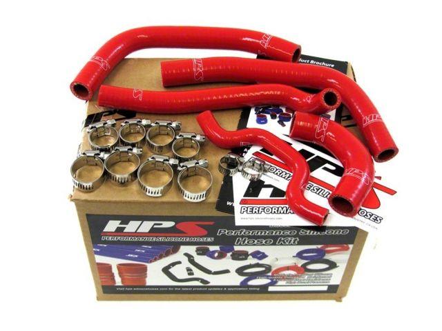 HPS Red Reinforced Silicone Radiator Hose Kit Coolant Kawasaki 09-10 KX250F