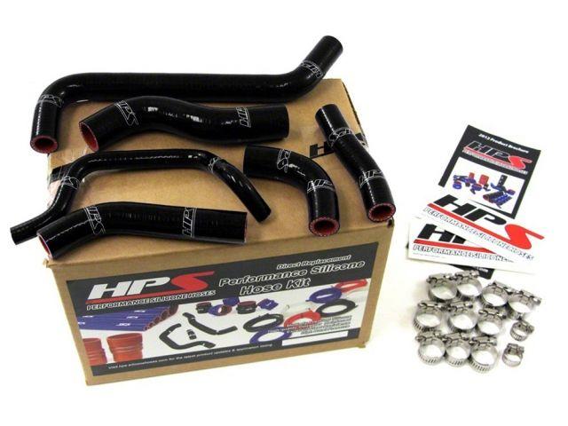 HPS Black Reinforced Silicone Radiator Hose Kit Coolant Kawasaki 10-11 KX450F