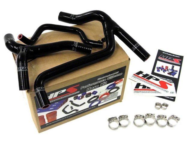 HPS Black Reinforced Silicone Radiator Hose Kit Coolant Kawasaki 10-12 KX450F