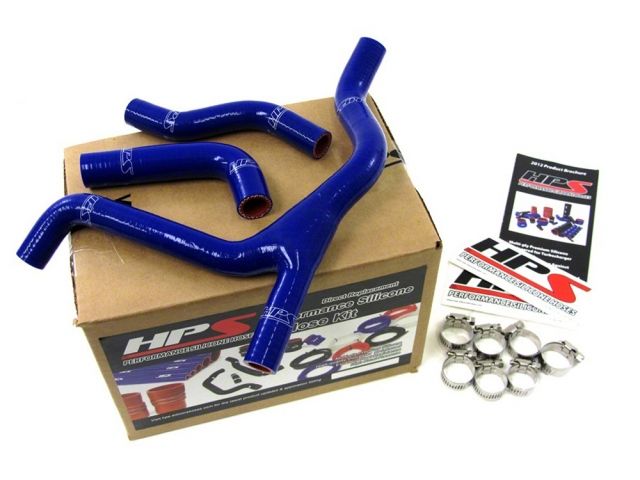 HPS Blue Reinforced Silicone Radiator Hose Kit Coolant Suzuki 07-09 RMZ250